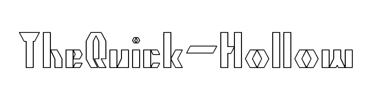 The Quick-Hollow  Free Fonts Download