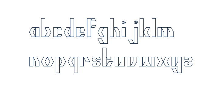 The Quick-Hollow Lowercase