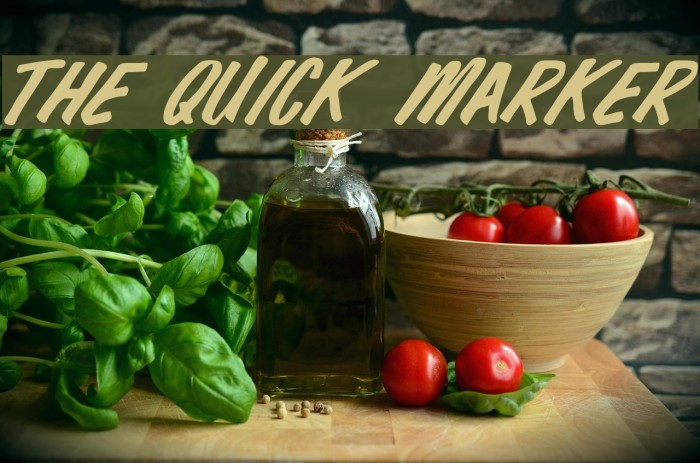 The Quick Marker Example 2