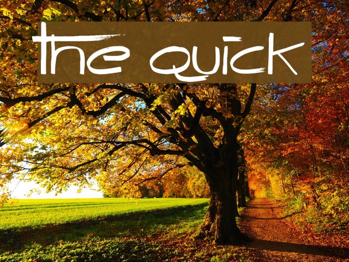 The Quick Font examples