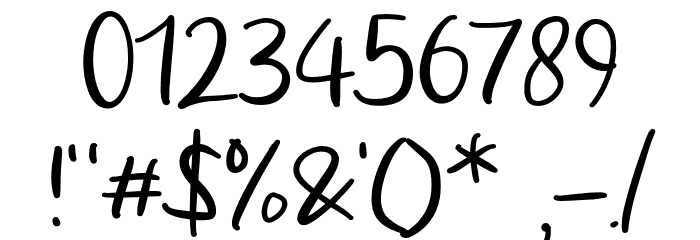 The Quickly Font OTHER CHARS