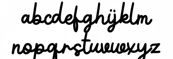 The Quincy Font LOWERCASE