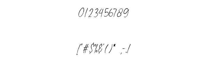 The Quotes Font OTHER CHARS