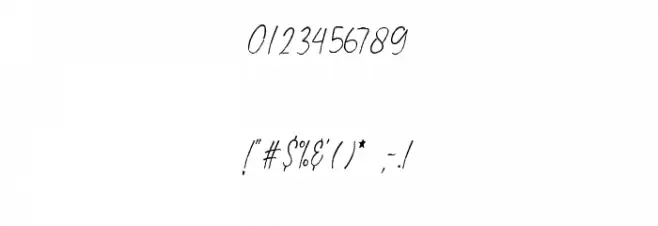 The Quotes Font OTHER CHARS