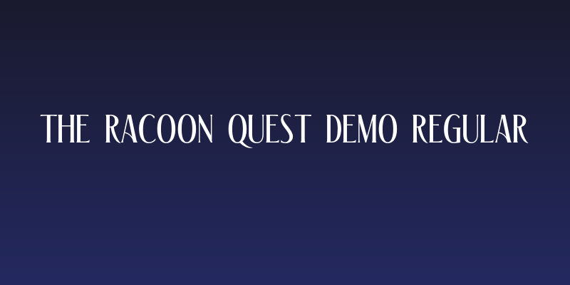 The Racoon Quest Demo Regular Social Header