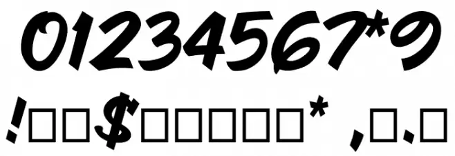 The Radicools Casual Italic Font OTHER CHARS