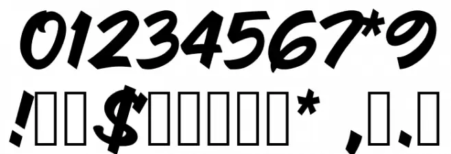 The Radicools Casual Italic Font OTHER CHARS