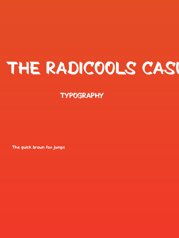 The Radicools Casual Regular Poster