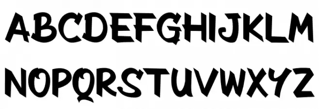 The Radicools Casual Regular Schriftart Groß
