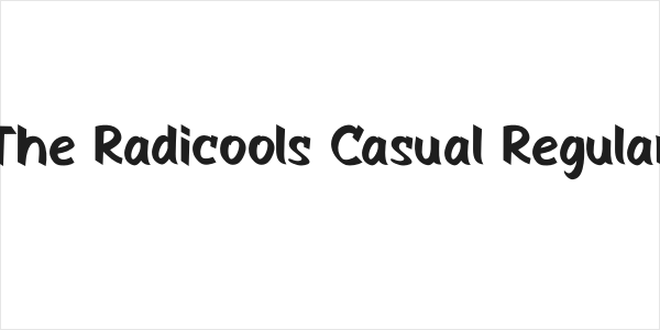 The Radicools Casual Regular Logo