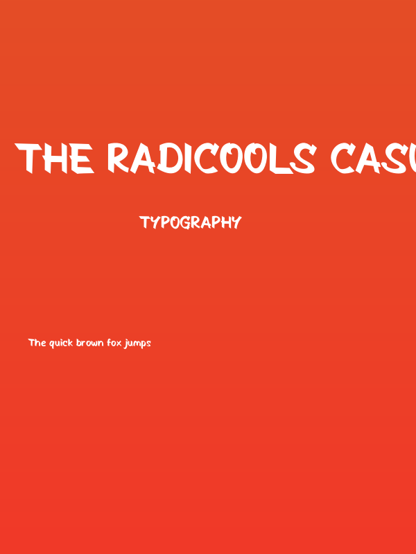 The Radicools Casual Regular Poster