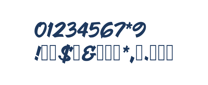 The Radicools Italic Other Characters