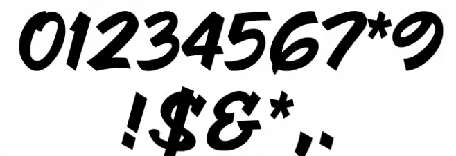 The Radicools Italic Font OTHER CHARS