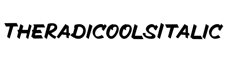 The Radicools Italic  Free Fonts Download