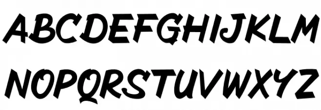 The Radicools Italic 字体 大写