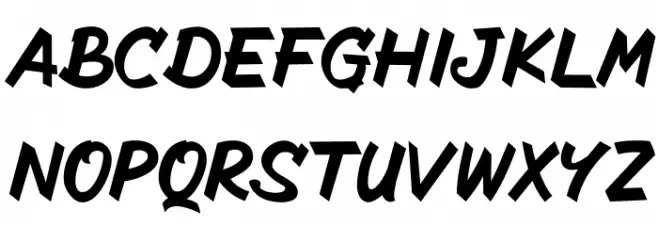 The Radicools Italic 字体 大写