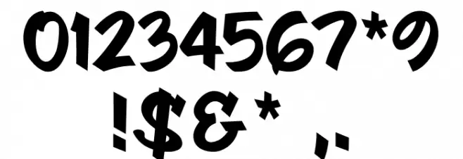 The Radicools Regular Font OTHER CHARS