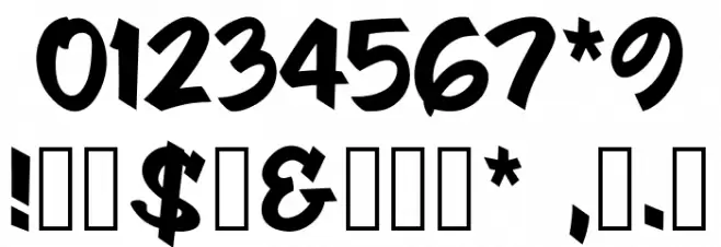 The Radicools Regular Font OTHER CHARS