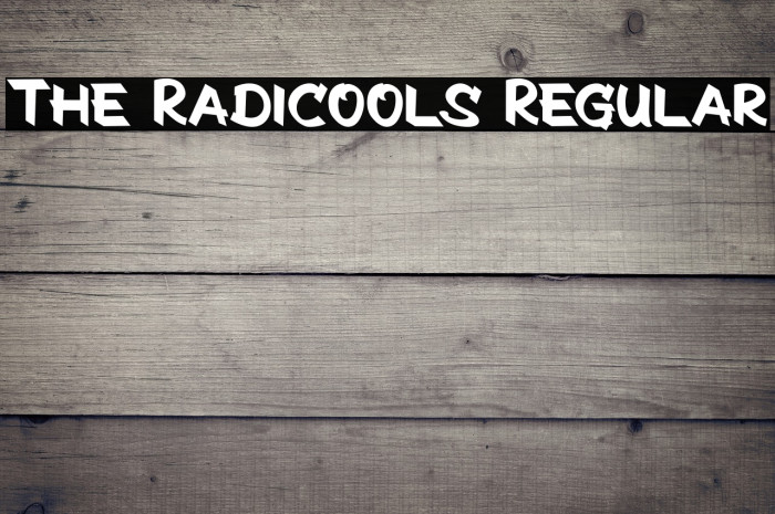 The Radicools Regular Example 2
