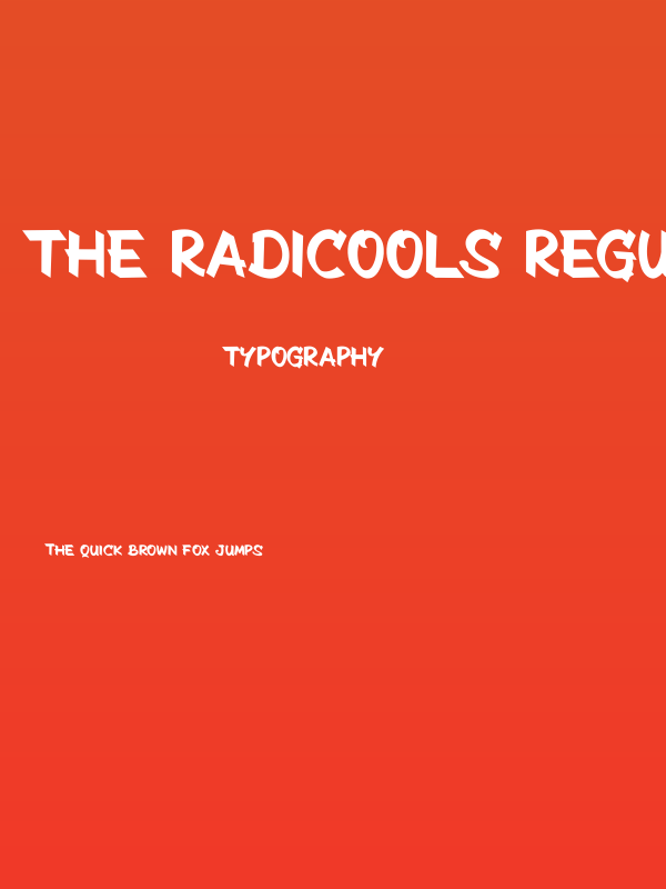 The Radicools Regular Poster