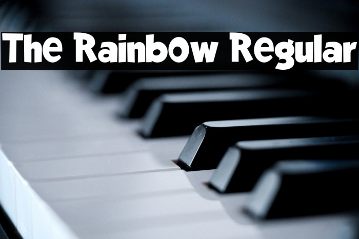 The Rainbow Regular Example 2