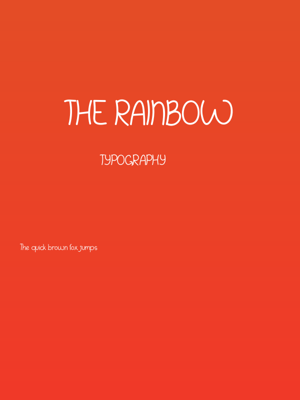The Rainbow Poster