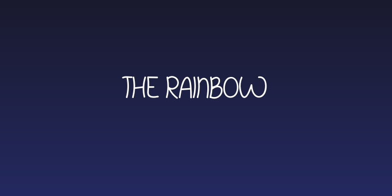 The Rainbow Social Header