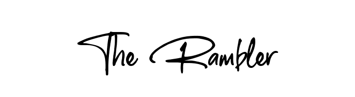 The Rambler  Free Fonts Download