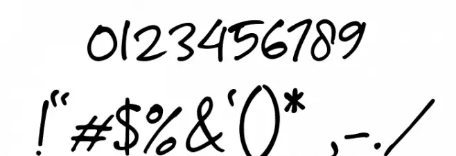 The Rambler Font OTHER CHARS