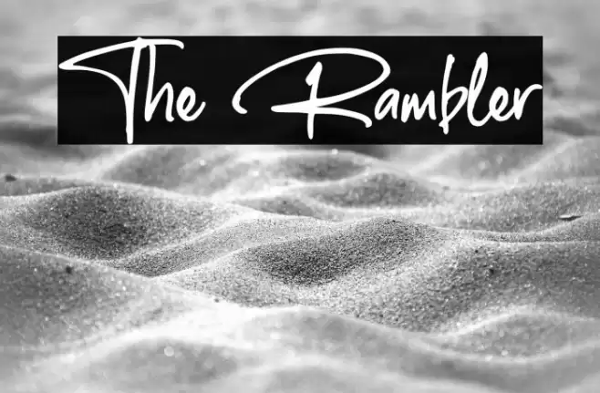 The Rambler Font examples