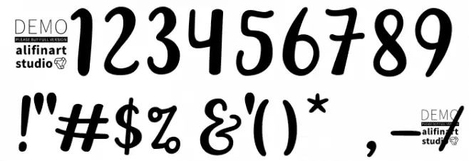 The Rambutan Regular Font OTHER CHARS