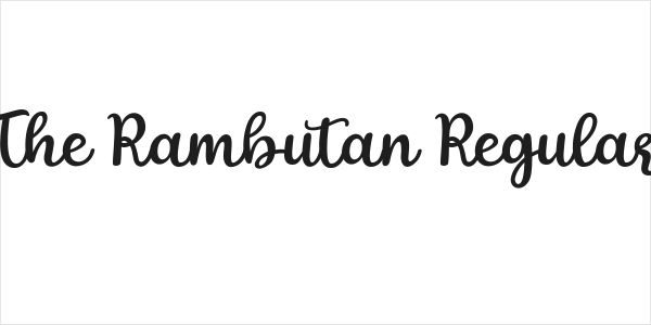The Rambutan Regular Logo