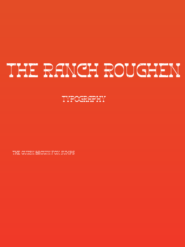 The Ranch Roughen Poster
