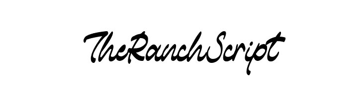The Ranch Script  Fuentes Gratis Descargar