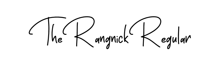 The Rangnick Regular  Free Fonts Download