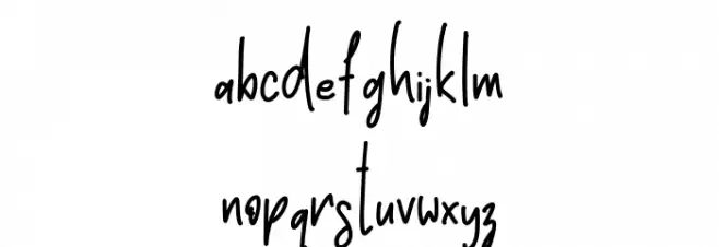 The Rangnick Regular Font LOWERCASE