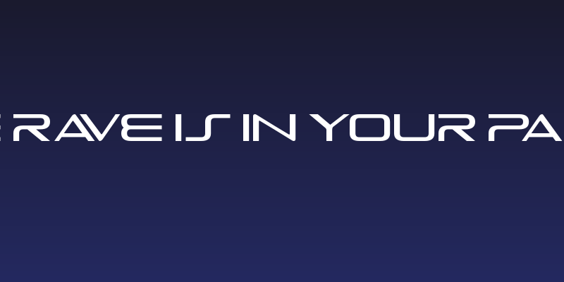 The Rave Is In Your Pants Social Header