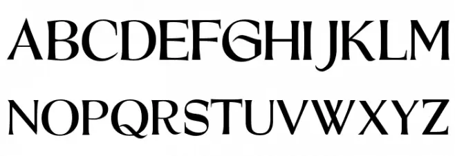 The Real Font Шрифта ВЕРХНИЙ