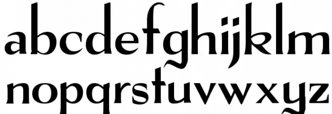 The Real Font Caratteri MINUSCOLO