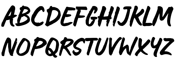 The Real Magazine Demo Font LOWERCASE
