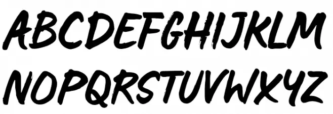 The Real Magazine Demo Schriftart Kleinbuchstaben