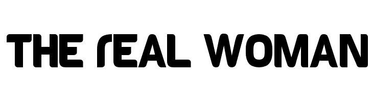 The Real Woman Font