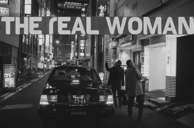 The Real Woman Шрифта examples