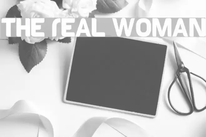 The Real Woman Шрифта examples
