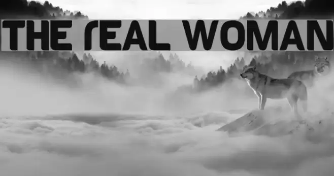 The Real Woman Шрифта examples