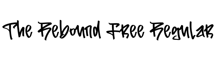 The Rebound Free Regular  Free Fonts Download