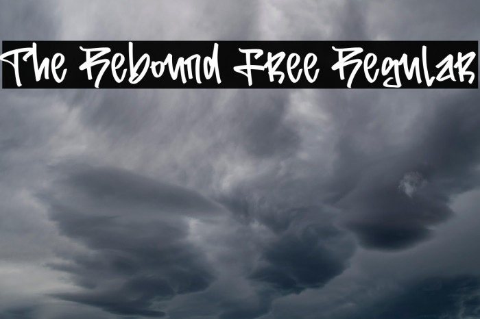 The Rebound Free Regular Example 1