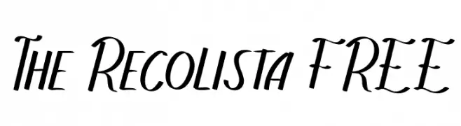 The Recolista FREE  Frei Schriftart Herunterladen