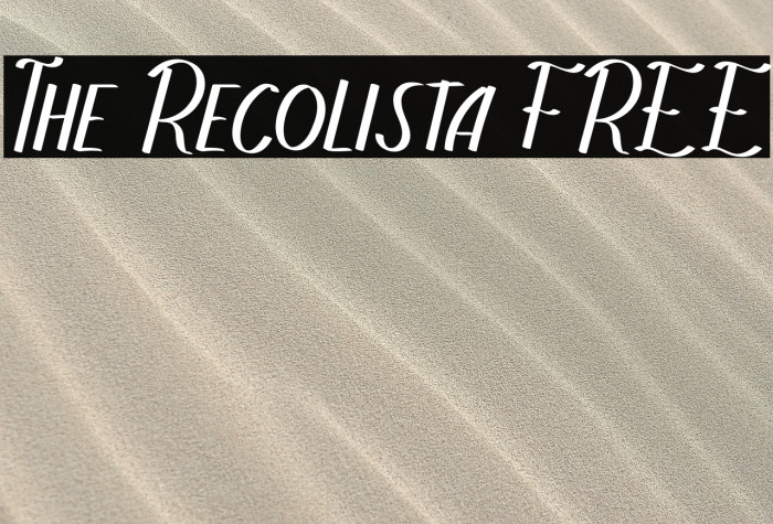 The Recolista FREE Example 2