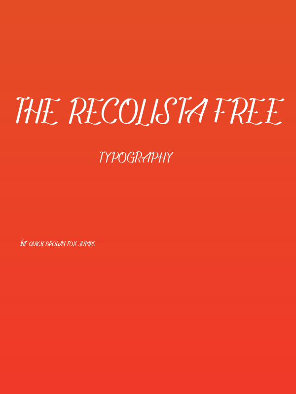The Recolista FREE Poster